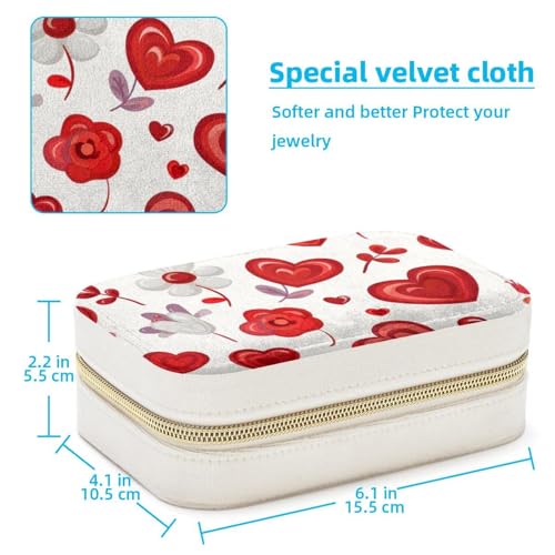 Boîte à bijoux portable anti-nœuds avec compartiments bagues