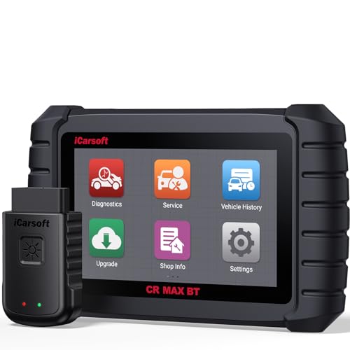 iCarsoft CR Max BT Wireless Scan Tool, OBD2 Diagnostic Touchscreen Scanner, 4-in-1 Live Graphing, Lifetime Free Update