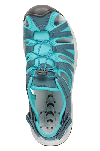 Mountain Warehouse Womens Seaside Drainage Outsole Shandals Teal Womens Shoe Size 9 Us #TOP10