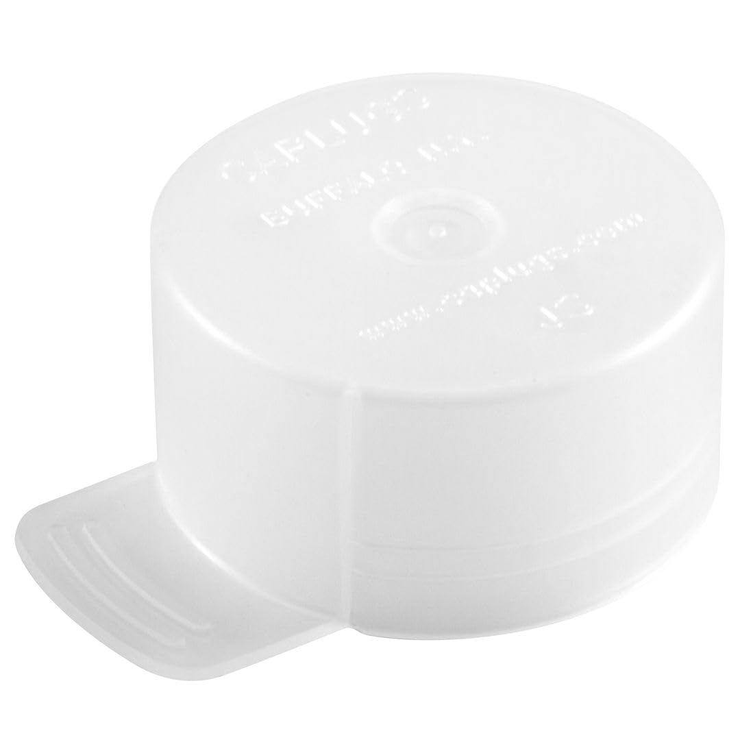 Caplugs 99191070 Tapón de plástico para roscas rectas. Tamaño de rosca de la tapa 9/16-18" JS-9, PE-LD, tamaño de rosca de la tapa 9/16-18", natural (paquete de 1000)