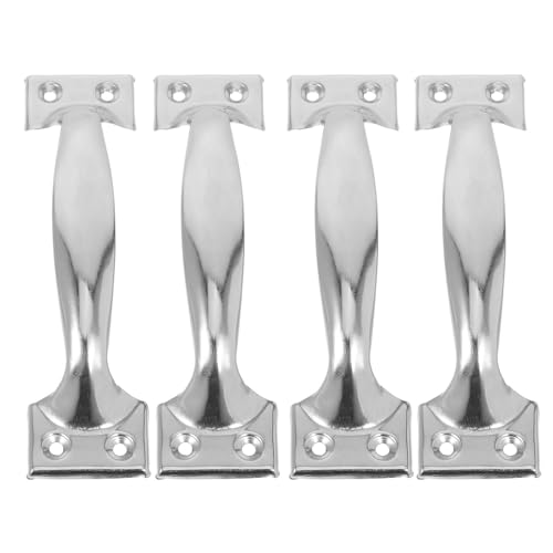 SEWOART Tiradores de Puerta de Acero Inoxidable 304 Tamaño Grande 150 MM Paquete de 4 Unidades Manijas Resistentes para Puertas Armarios y Cajones Uso Interior y Exterior