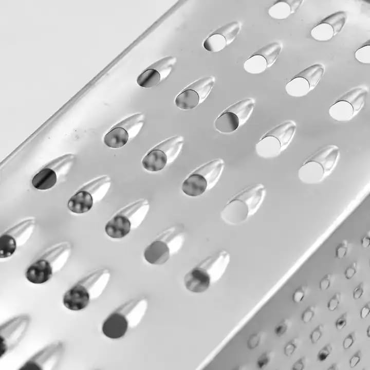 DARKNESS Stainless Steel Multi-Functional 6 Sided Ginger Cheese Cabbage Carrot Onion Potato Slicer Chopper Shredder Grater, Metallic (Multicolour) 3