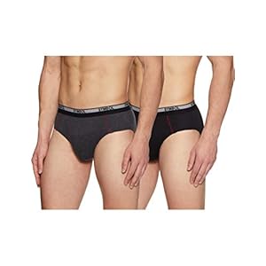 Amazon Brand – Symbol Men’s Solid Cotton Briefs (Combo Pack of 2) (SYMBRFPO2-030_Multicolor 1_Xx-Large)(Colors and…