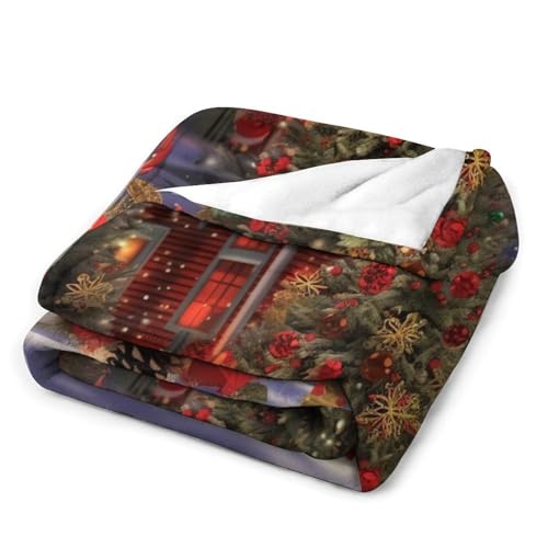 Couverture de Noël cadeau idéal plaid flanelle douce pour l'hiver - 4