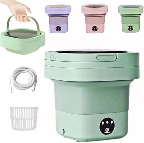Mini Máquina de Lavar Portátil de 10L de alta Capacidade Lavagem Mini Lavadora de Roupa Portátil