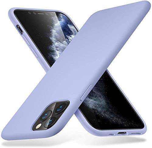 Image of Case Creation Liquid TPU Silicone Cover for Oneplus 6 Soft Case,Anti-Dirty Slim Case Frosted Matte Cute Candy TPU Raised Bezel (Splash of Color) Back Case Cover for Oneplus6 -Light Purple