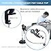 Forearm Strengthener - RISANXUN Wrist Strength Trainer for Tabletop - Adjustable Arm Wrestling Training Pulley System with Weight Loading Pin for Home Gym (Set B)