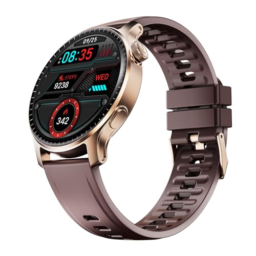 Image of Boat Ultima Prime smartwatch with 1.43 inch AMOLED Display, AOD, Personalized Fitness Nudges, Functional Crown,100+ Sports Modes, Create Your Own Watchface, smartwatch for Man and Woman (Royal Berry)