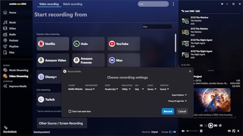 Audials One 2024 - Grabador de streaming para música, video, radio, podcasts | 1 Dispositivo | 1 Usuario | Código de activación PC enviado por email - imagen 10