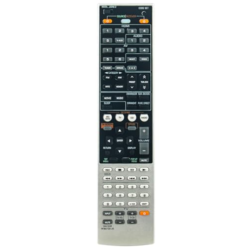 Télécommande RAV336 avec touches ergonomiques pour Yamaha RX-V667BL