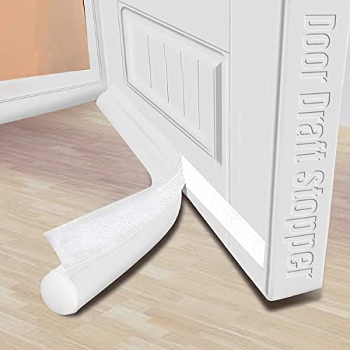 Image of MAXTID Under Door Draft Seal for Bottom of Doors 30 Inch Small Size Door Blocker Door Draft Stoppers Under Door Gap Filler Weather Stripping Door Seal Strip