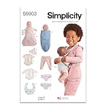 Simplicity UNDEFINED Doll Clothes Sewing Pattern Packet, Multicolor