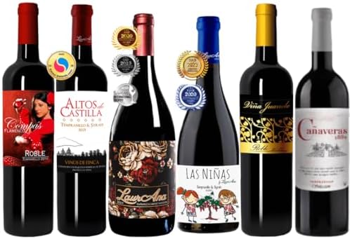 Bodegas Cañaveras Tasting Red Wines - Pack of 6 bottles Wine of t...