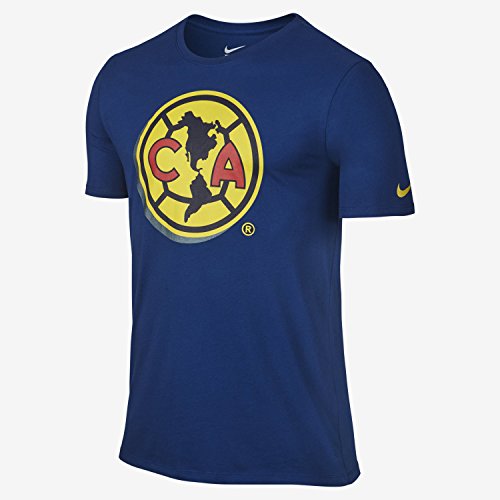 Nike 2015/16 Club America Blue Core Crest T-Shirt Small