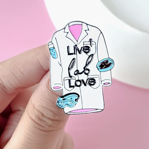 Image of Dr's gift Science Mouse Pins Brooch Lab Rat Doctor Pin Lapel Backpacks Badge Fun Biology Jewelry Gifts for Scientists Teachers Animal Researchers
