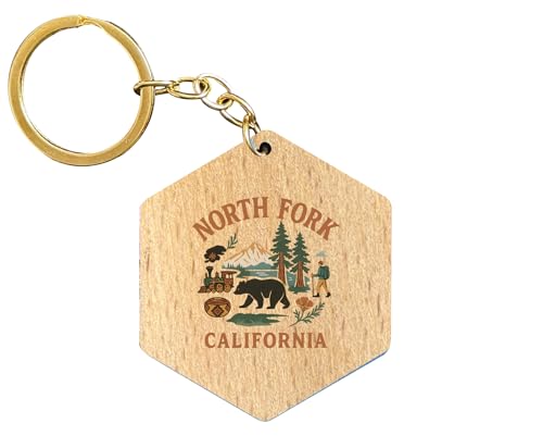 R and R Imports North Fork California Keepsake Souvenir 2-Inch