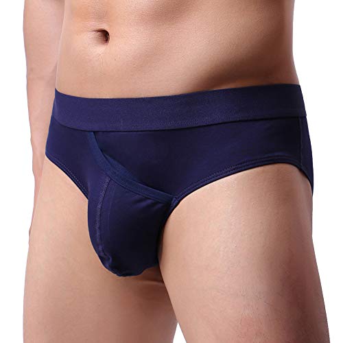 Summer Code Mens Cotton Briefs Fly Front Pouch Underwear Pack3