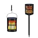 Produktbild Solarleuchte Garten, Solar Fackel Solarlampen für Außen Gartenfackeln Solar LED Solarlampe, Realistischer Flammeneffekt, IP65 Wasserdicht (2 Packung)
