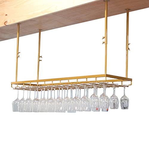Support de casier à vin au plafond et étagère de rangement réglable LD - 2