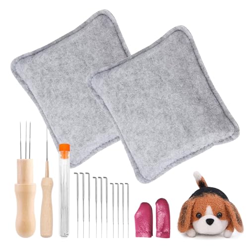 Redamancy 17 Pcs Filzunterlage und Nadelfilzen Set, 2 Stück...