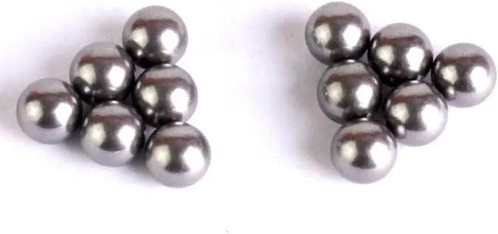 500PCS Steel Ball, 4mm 5mm 6mm 7mm 8mm Balls for Hunting Slingshot, Solid Small Ball (Color : 500pcs)