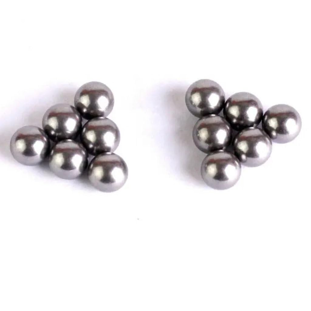 500 bolas de acero, 4 mm, 5 mm, 6 mm, 7 mm, 8 mm, bolas de acero para caza, bola de acero pequeña sólida (color: 6 mm, 500 piezas)