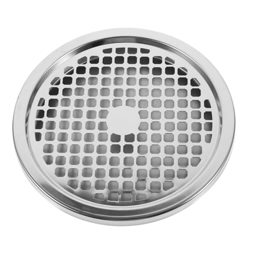 Cabilock 1Set Trash Can Lid Outdoor Commercial Smoking Ashtray Lid for Trash Can Complete with Grid and Basin Ashtray Accessory for Public Use