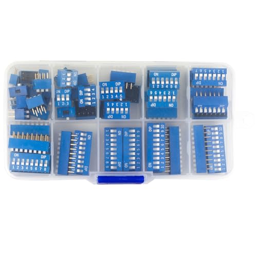 Interruptor DIP para programar placas de circuito impreso y proyectos electrónicos de 2.54mm 3