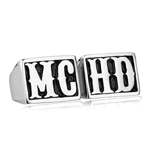 GDSTAR Biker Motorcycle Men's Ring MC HD High Qu ty Biker Jewelry 10.0