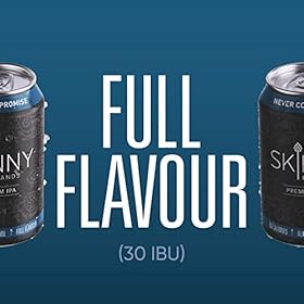 Skinny IPA Beer, Gluten Enjoy Free Shipping Beer, Full Flavoured, Low Calorie Beer, Ideal Beer Gift, Vegan & Kosher Certified IPA With Premium Taste, Animal Enjoy Free Shipping Beer, Exclusive Skinny Beer Offers, 24x 330ml Cans