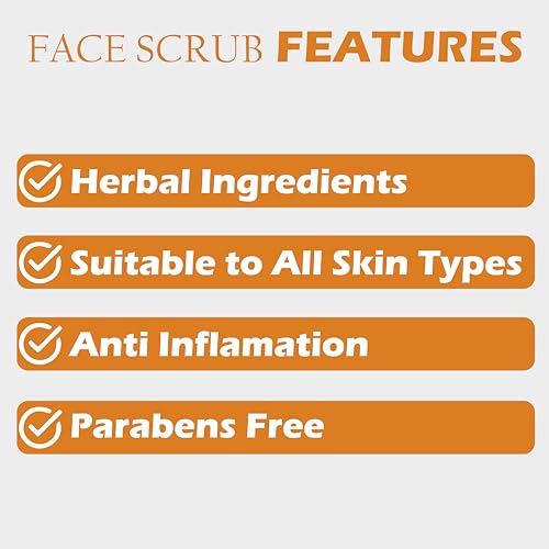 Image of Khadi 100% Pure & Herbal D-Tan Scrub - Skin Brightening & Tan Removal Face & Body Exfoliator - 400g