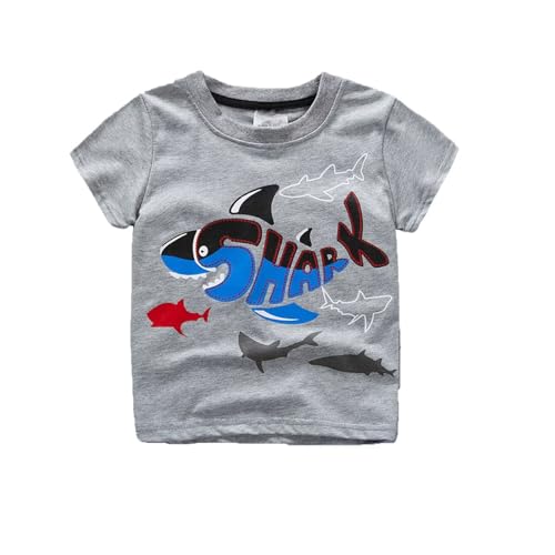 Image of Toddler Boy Clothes Kids Summer Cotton Outfits Shirt Short Sets Size 2-7