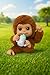 Little Live Pets My Baby Monkey Mango, 50+ Sounds and Reactions, Plush Interactive Monkey Toy Set with Accessories, Interactive Pets for Kids Ages 4+