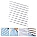 FOYTOKI Precision Multi-Function Scale Ruler 10pcs Set for School Home Measuring Ruler for Students Teachers Engineers