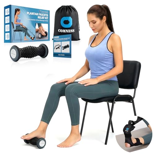 comness Plantar Fasciitis Relief Kit – Foot Stretcher and Foot