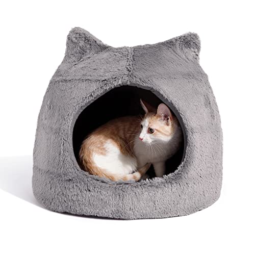 Best Friends Meow Hut Fur Dome Bed