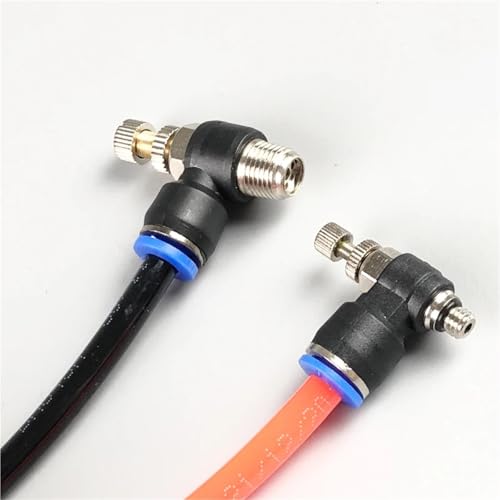Válvulas reguladoras de velocidad SL12-01 de 1/8 pulgadas para tubos neumáticos de 12 mm 4