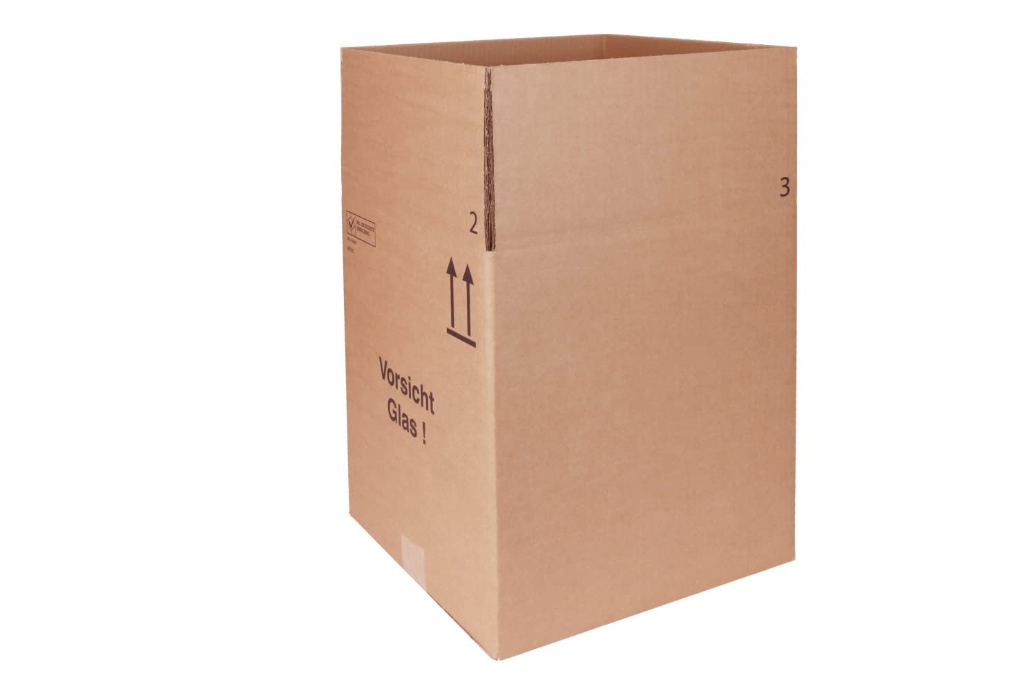 smiley pack Flaschenversandkarton für 9 Flaschen inkl. Einlage – 20 Stück