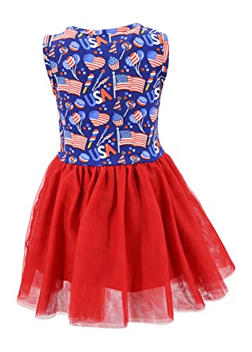 Image of Girls Sleeveless Tulle Toddler Tutu Dress for Girls