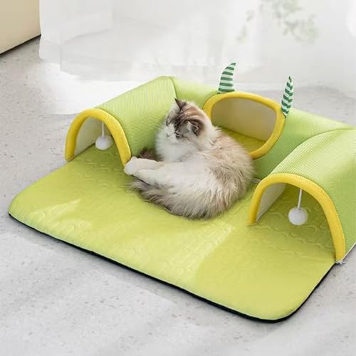 Tunnel pour animaux de compagnie et grand lit de jeu lavable pour petits chats - 3