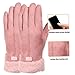 Csafyrt Heated Gloves for Women Rechargeable Winter Gloves 3 Heating Levels Waterproof Touchscreen Heating Mitten Hand Warmer for Winter Fishing Skiing Snowboarding