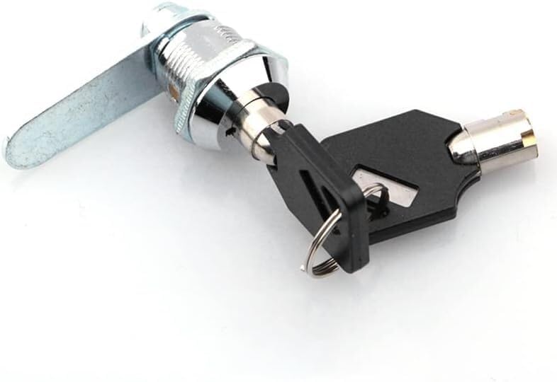 Cam Lock,Security Mailbox, Cabinet 1x Round Key The KA or KD Cylinder Nut 16/20/25/30mm for Toolbox,Post-Office Box,PC Case,Locker(Ka 20mm)