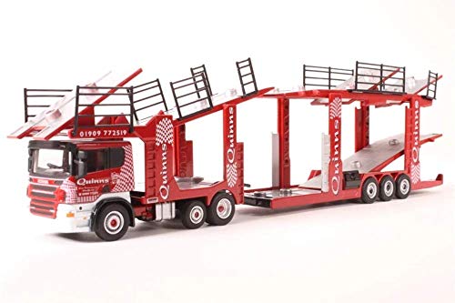 Scania P EVO6 Car Transporter Quinns Oxford Diecast 76SCT002 1/76