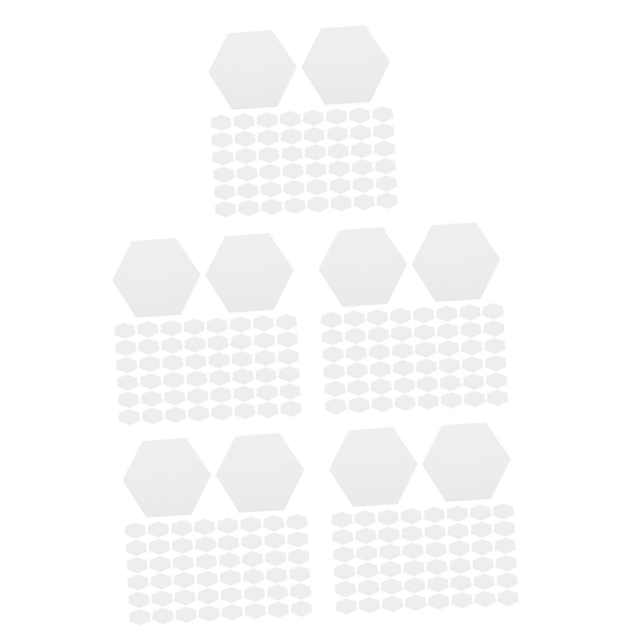 1500 Piezas Plantillas de Papel Hexagonales para Patchwork de Costura DIY Moldes Resistentes para Proyectos de Acolchado Paquete Herramientas Prácticas para Manualidades