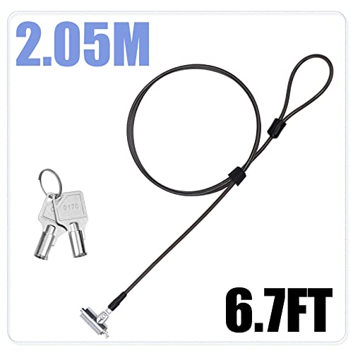 I3C Laptop Lock For N17 Dell Laptop, Keyed Laptop Cable Lock, 6.7Ft Hardware Security Cable Lock Anti Theft #TOP5