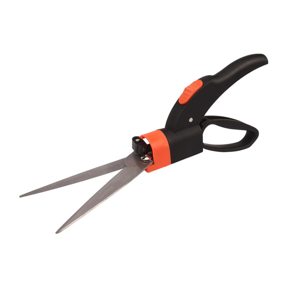 Eacam Multifunctional Gardening Mowers 360 Rotation Garden Grass Trimming Tool Handheld High Sharpness Lawn Pruning Hedge Shears
