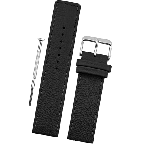 Image of DBLACK ''ZOLO'' Premium Leather Watch Strap, Pebble Pattern Design Watch Belt / / For 20mm, 22mm, or 24mm Boxy Finish Watch Band (Choose Your Size & Color)