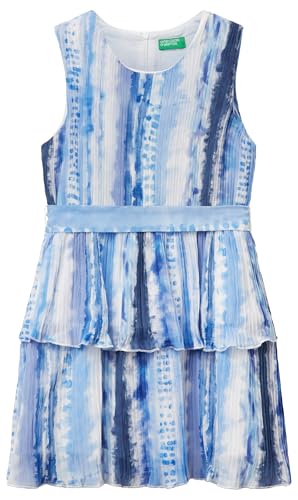 United Colors of Benetton Vestito 4L8RCV03B, Multicolor, 120 cm Bambina
