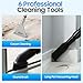 40L/11Gal Commercial Carpet Cleaner, 3 in 1 Extractor Vacuum, 1049W Heavy Duty Carpet Washing Machine for Sofa Curtain Tile Floor Cleaning, Includes Suction Tools