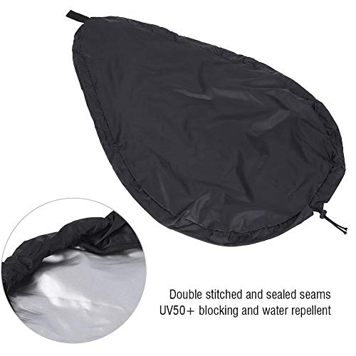 image for Tbest Kayak Cockpit Cover,Universal Fit Blocking Canoe Storage Dust Su